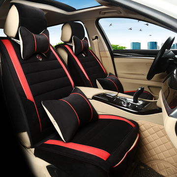 2016年冬季新款毛绒座套比亚迪e6专用全包汽车坐垫羽绒加厚座垫
