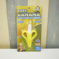 【现货】baby banana香蕉宝宝牙胶 乳牙刷 咬胶玩具不含bpa磨牙棒