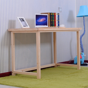 包邮松木桌子实木写字台实木书桌办公桌实木电脑桌实木学习桌