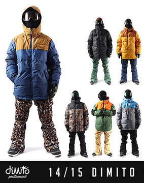 2014新款韩国正品代购男女情侣款单板滑雪服 户外防寒保暖滑雪衣