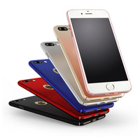 苹果7plus手机壳男女款塑料硬壳保护套红绿蓝黑色玫瑰土豪金