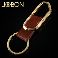 正品JOBON中邦汽车钥匙扣 男 高档金属不锈钢腰式扣挂件创意礼品