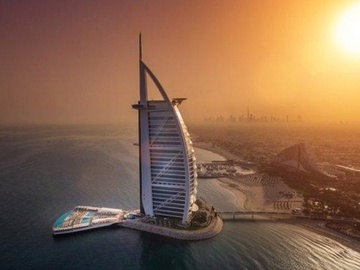 迪拜自助游 迪拜帆船酒店豪华一卧室大床房预付款（含早）