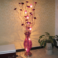 凯品铝丝线艺术创意花瓶LED落地灯客厅高档装饰结婚乔迁送礼灯饰