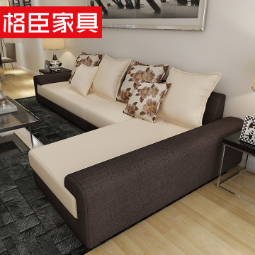 格臣 小户型布艺沙发 组合沙发 简约现代客厅沙发家具特价 G819