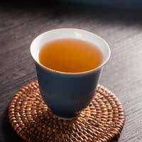 景德镇珠山董窑 霁青颜色釉纯手工水杯手绘 精品陶瓷小茶杯品茗杯