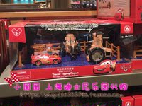 上海迪士尼乐园世界商店代购赛车总动员麦昆板牙拖拉机倾斜套装
