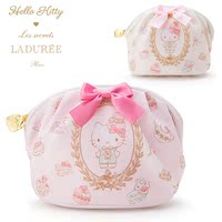 日本代购 4月新品 HELLO KITTY 凯蒂猫 LADUREE 化妆袋 化妆包