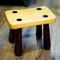 特价儿童凳简约家用全实木小板凳换鞋凳客厅创意矮凳原木小方凳子
