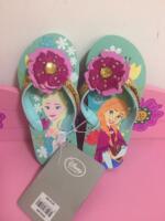 美国代购 Disney迪士尼冰雪奇缘儿童女童沙滩拖鞋人字拖艾沙 现货