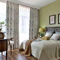 玛莎窗帘成品定制卧室客厅纯色隔热短帘全遮光遮阳加厚布料