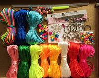 DIY羽毛球挂件材料包工具包 线材料球包挂饰物送简单教程特价包邮
