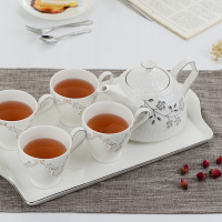 6件套陶瓷咖啡具英式下午茶具北欧简约风冷水壶新中式包邮