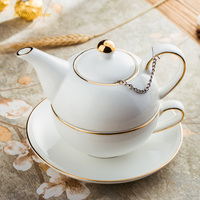 英式骨瓷子母壶泡茶壶套装家用陶瓷花茶壶单人下午茶咖啡杯碟过滤