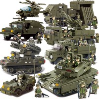 乐高积木拼装积木军事陆军系列男孩玩具战车坦克大炮组装益智6岁
