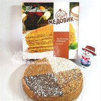 俄罗斯进口提拉米苏蛋糕 四色炼乳夹心蛋糕甜点糕点 休闲零食包邮