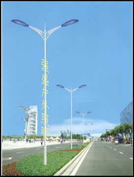 路灯杆道路灯 led双头路灯杆 4米5米6米7米8米10米路灯杆 户外灯
