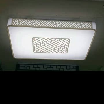 LED吸顶灯长方形遥控客厅灯大气简约现代卧室灯温馨餐厅灯具新款