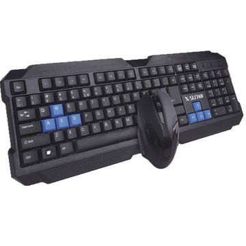极顺XT3700电脑键鼠套装P+U有线键盘鼠标套装家用办公游戏防水