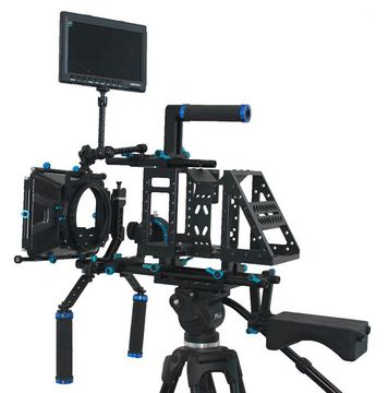 航瑞文雅-航影5D2单反相机遮光斗跟焦器摄像套件摄影套装-兔笼