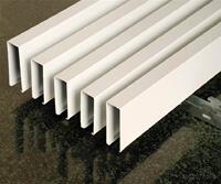 厂家直销天花吊顶铝方通-四方管定制木纹U型槽铝方管铝材型材方管