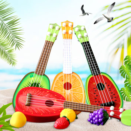 儿童水果尤克里里玩具 儿童吉他可弹奏四弦吉他乌克丽丽音乐玩具