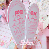 日本购美乐蒂 双子星可爱印花 成人通用可爱鞋垫 防臭抗菌