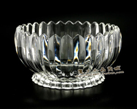 欧式新款大号水晶玻璃果斗碗 居家时尚创意个性玻璃水果沙拉碗