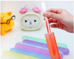 旅行牙刷架 创意牙刷盒牙具盒 便携式牙刷套牙刷杯洗漱牙筒牙刷筒