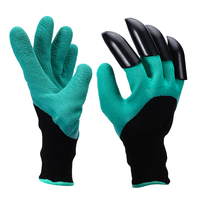 Garden园林种花手套可挖土手套劳保浸胶手套防护绝缘手套