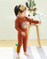 韩国儿童睡衣秋冬男女童纯棉3睡衣4套装5岁薄款中小童米奇家居服