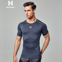 HOTSUIT正品紧身衣男士运动健身跑步速干弹力短袖2016夏季新款