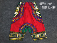 非洲鼓表演服装 泰国T恤 民族风情印花旅行短裙演出服定制k05
