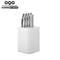 oqo欧克欧厨房刀具套装 菜刀砍刀工具刀面包刀磨刀6件 508323