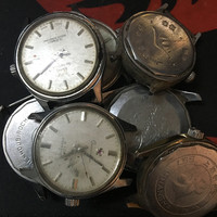 机械表上海7120一类的统机手表旧手表  杂牌 练手表 修表工具