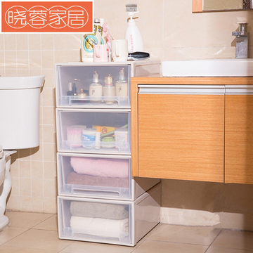日本FaSoLa抽屉式收纳箱塑料衣物整理箱组合卧室储物箱有盖大号