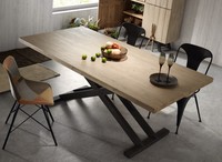 LOFT美式乡村铁艺实木餐桌子饭桌工业风复古做旧6人餐桌椅组合