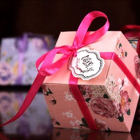 结婚庆用品 欧式创意婚礼喜糖盒子平安果包装袋圣诞苹果礼盒批发