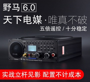 原装正品 野马6代电媒职业版无线遥控MP3播放器电煤扩音机野马六5