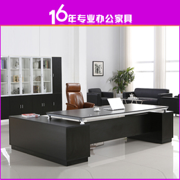 办公家具现代简约板式老板总裁大班台经理主管办公桌电脑桌椅组合