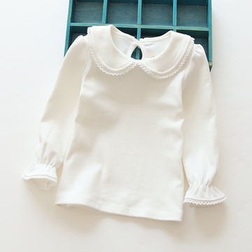 宝宝打底衫秋女童韩版婴儿0-1-2-3岁小童纯棉长袖T恤小女孩娃娃衫