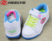 美国新款heelys专柜暴走鞋女 儿童超轻时尚板鞋双轮手动四季款