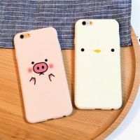 可爱小猪苹果6s手机壳iPhone6plus软硅胶全包超薄防摔保护套潮女