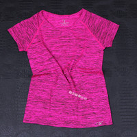 新品段染色宽松跑步运动短袖T恤女子夏季速干健身衣瑜伽服
