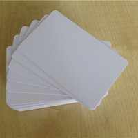 可打印PVC白卡 喷墨打印卡 PVC涂层白卡 不带芯片 空白卡 直打卡