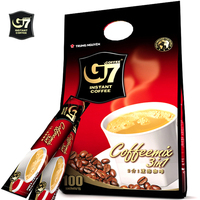 多省包邮 官方授权越南进口中原g7速溶咖啡三合一1600g 内含100条