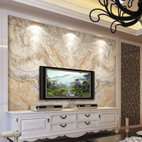 客厅背景墙瓷砖 欧式简约沙发客厅仿大理石纹石材电视背景墙瓷砖