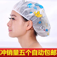 韩版成人女款可爱卡通浴帽 加厚PVC淋浴防水洗头帽学生洗澡包头巾