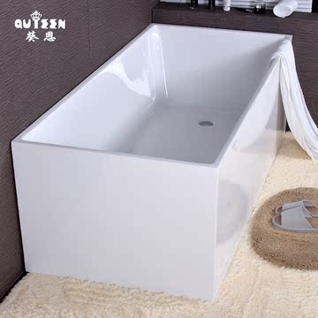 葵恩方形超薄亚克力浴缸 经典款简独立浴缸 恒温成人浴缸浴盆