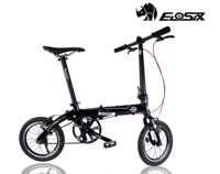 2016新款EIOSIX犀牛14寸儿童成人便携折叠自行车MP14 NINI PRO